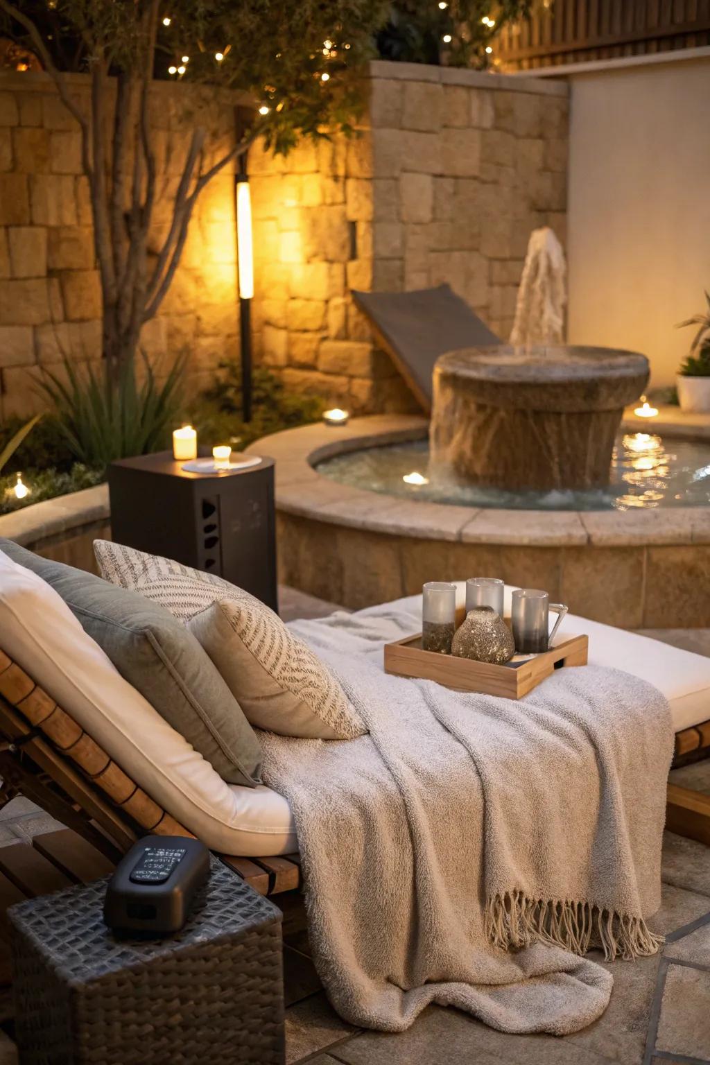 Craft a personalized soundtrack to enhance your spa experience.
