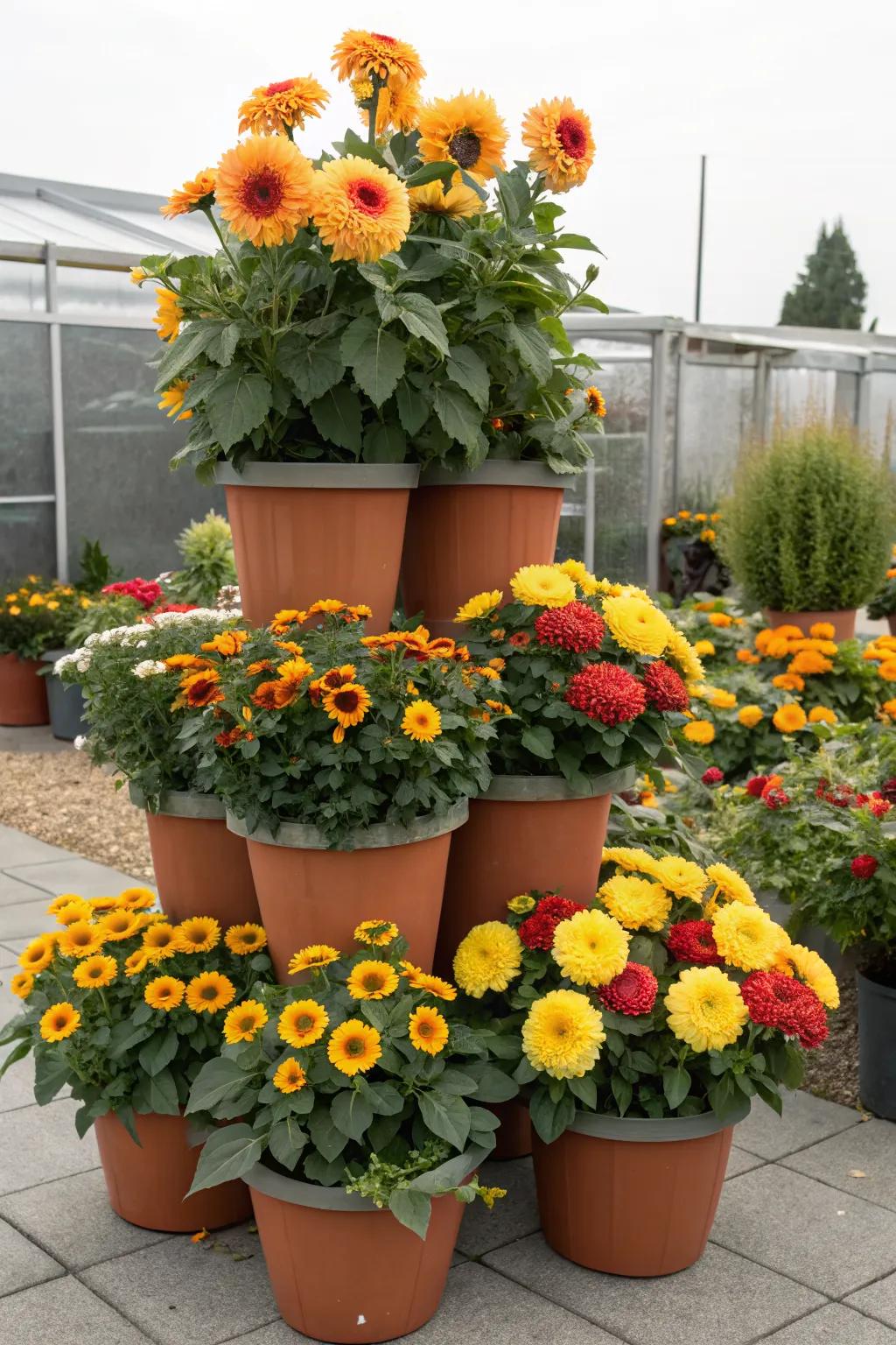 Make a statement with bold and beautiful flower arrangements.