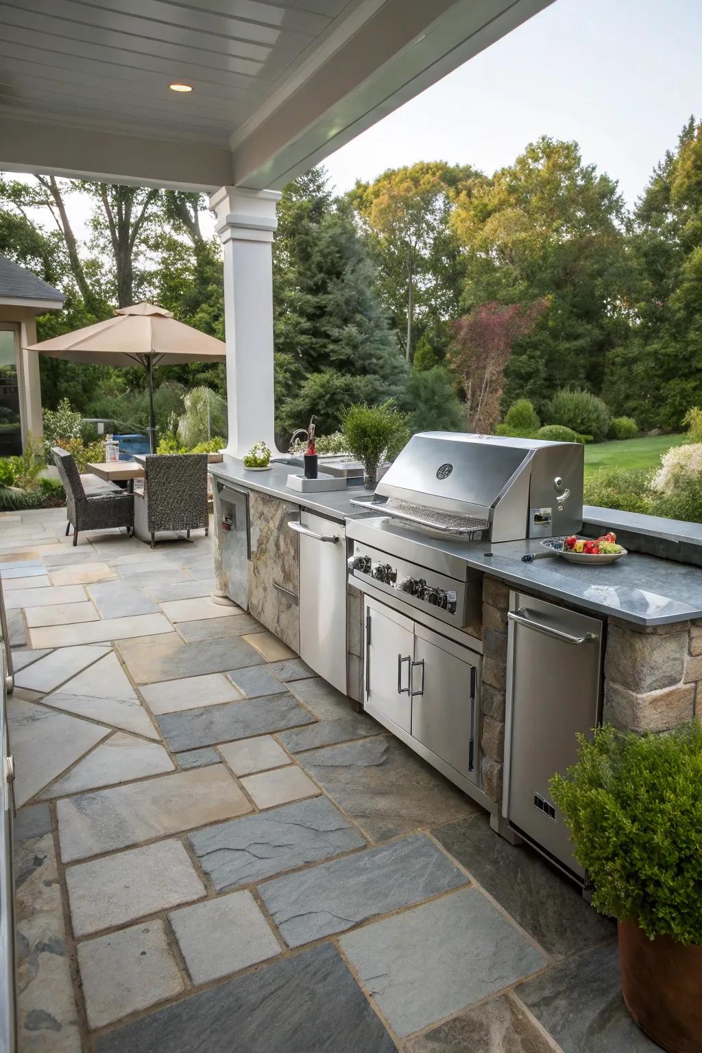 Durable flooring to complement your kitchen.