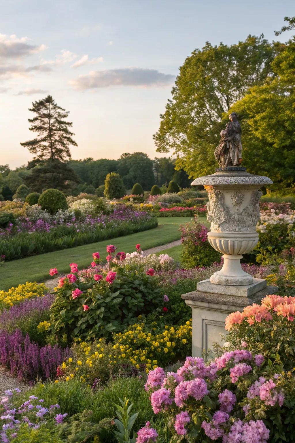 Add personality to your garden with artistic focal points.