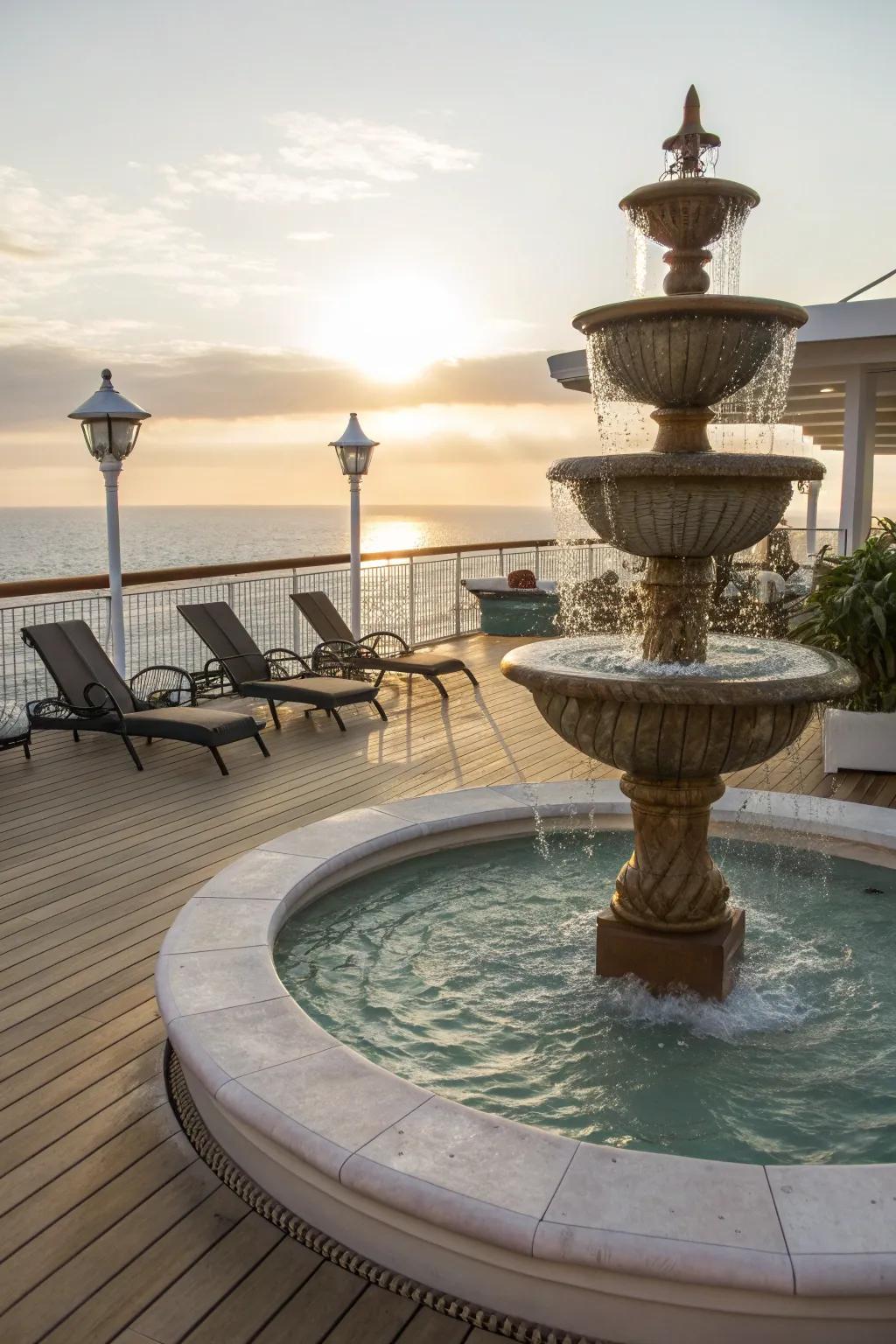 A water feature that soothes the soul.