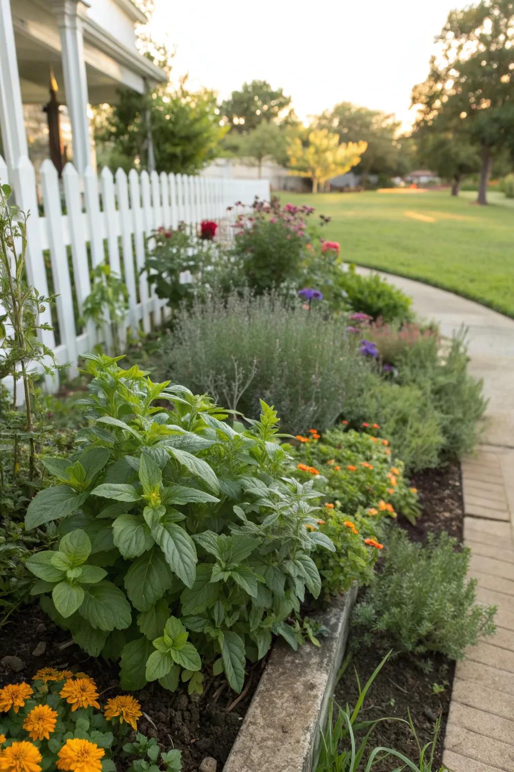 Edible plants bring beauty and flavor to this Texas garden.
