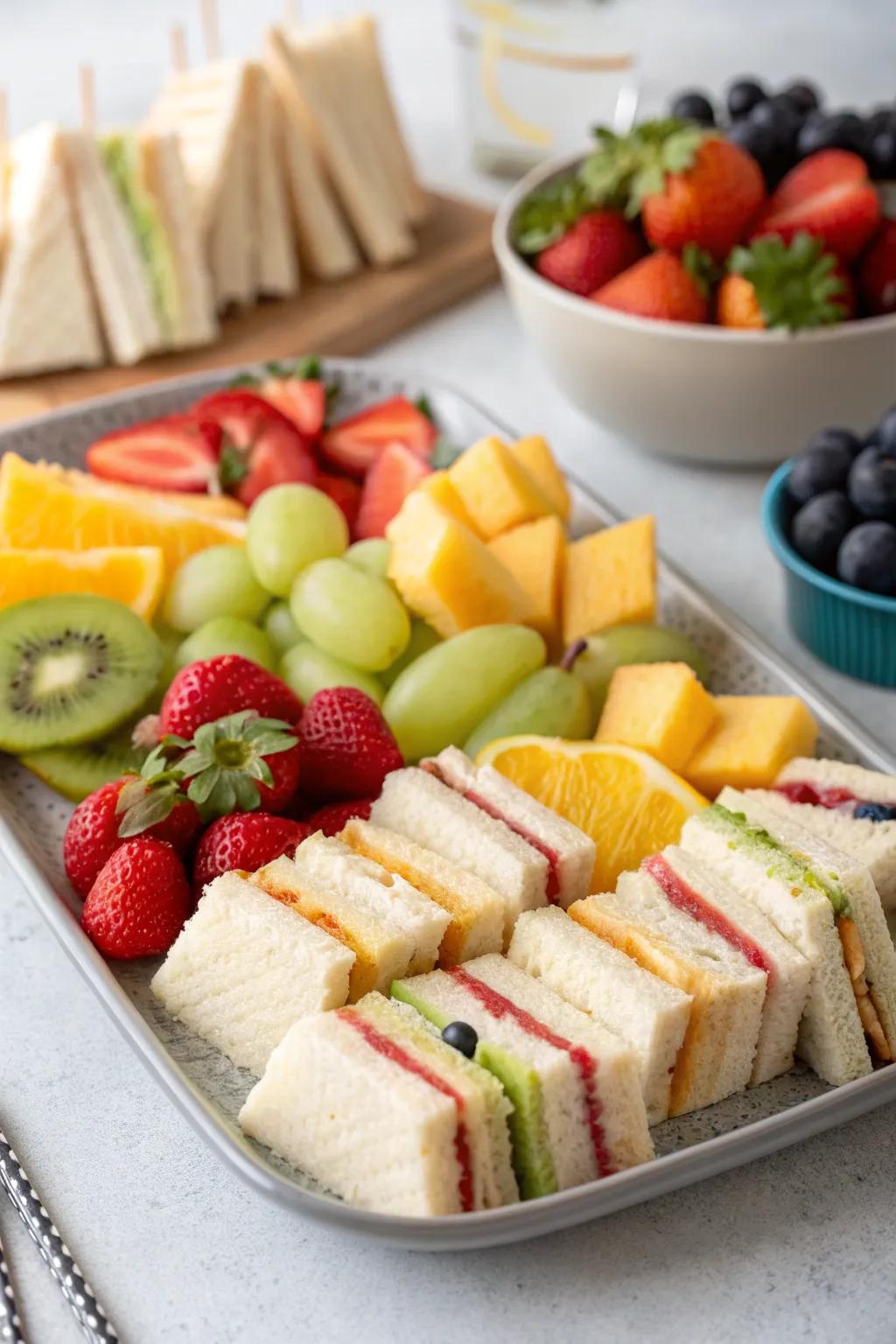 Themed snacks keep little tummies happy and engaged.