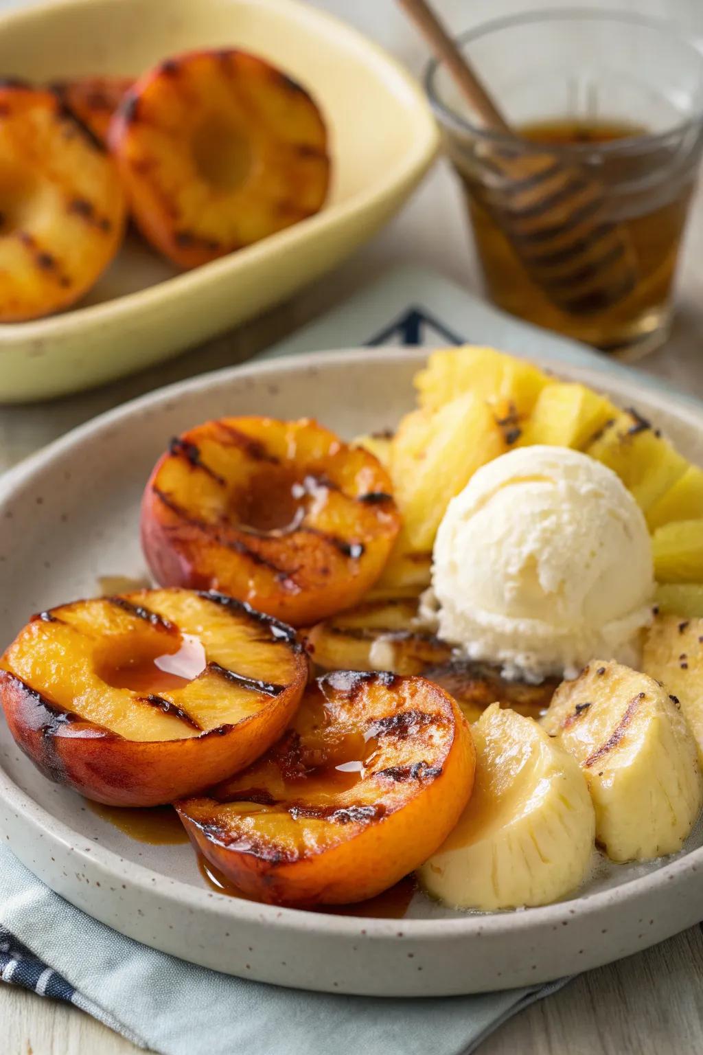 End your BBQ on a sweet note with grilled fruit desserts.