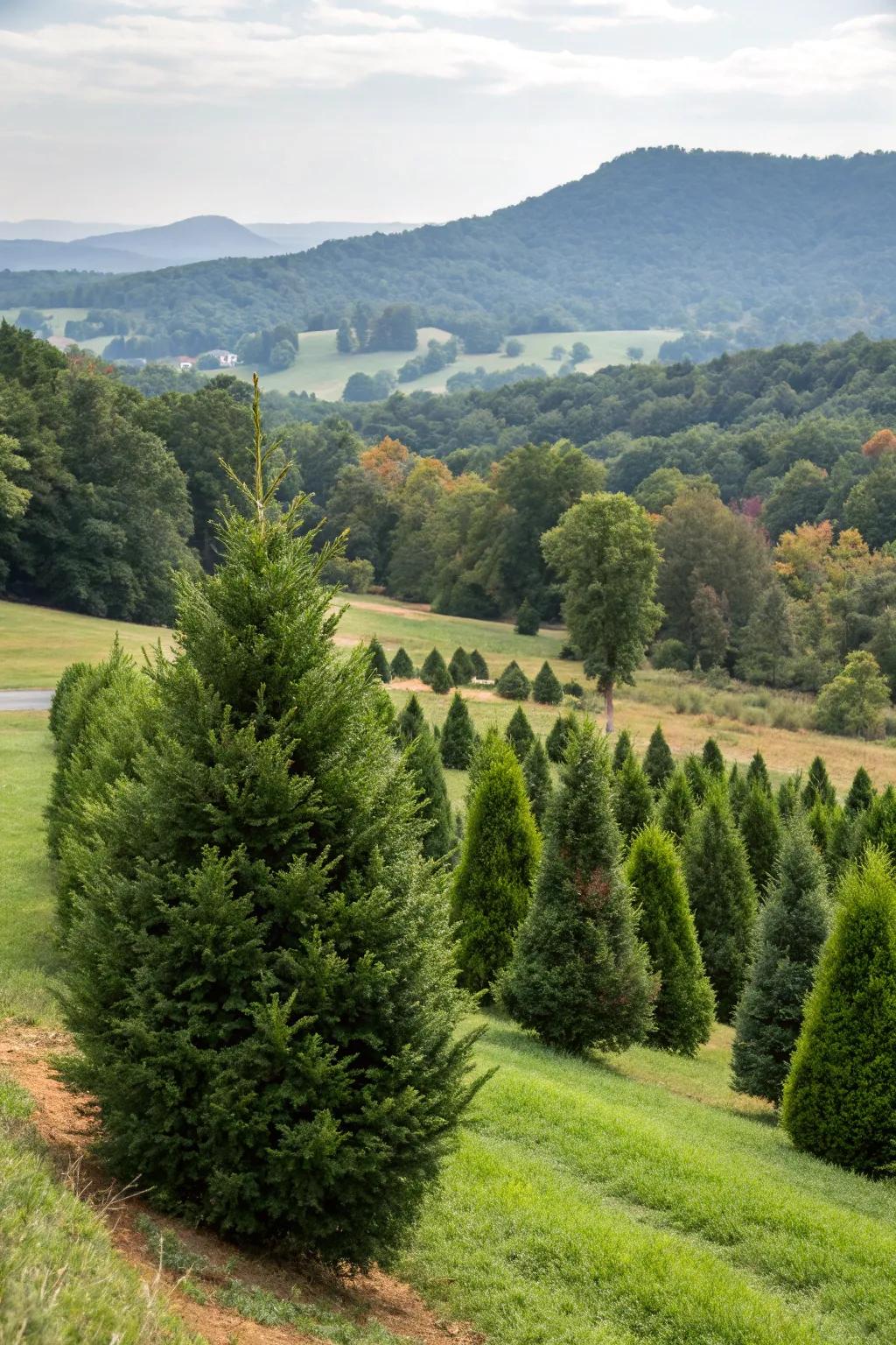 Evergreens ensure beauty through every season.