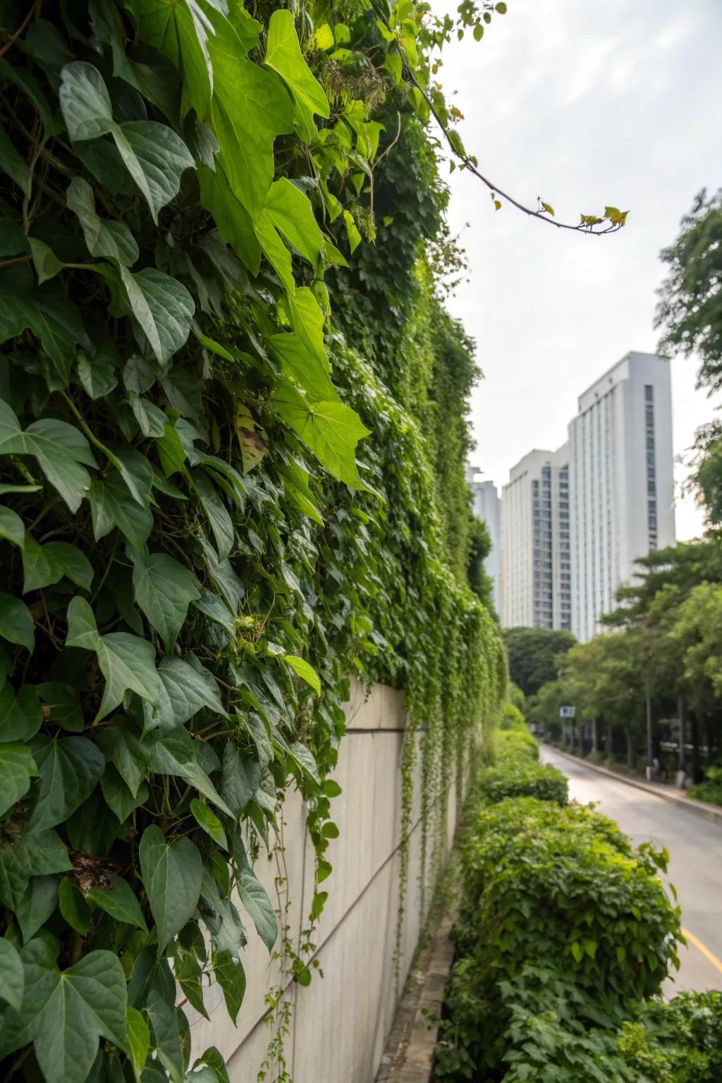 Living wall panels transform any space into a green oasis.