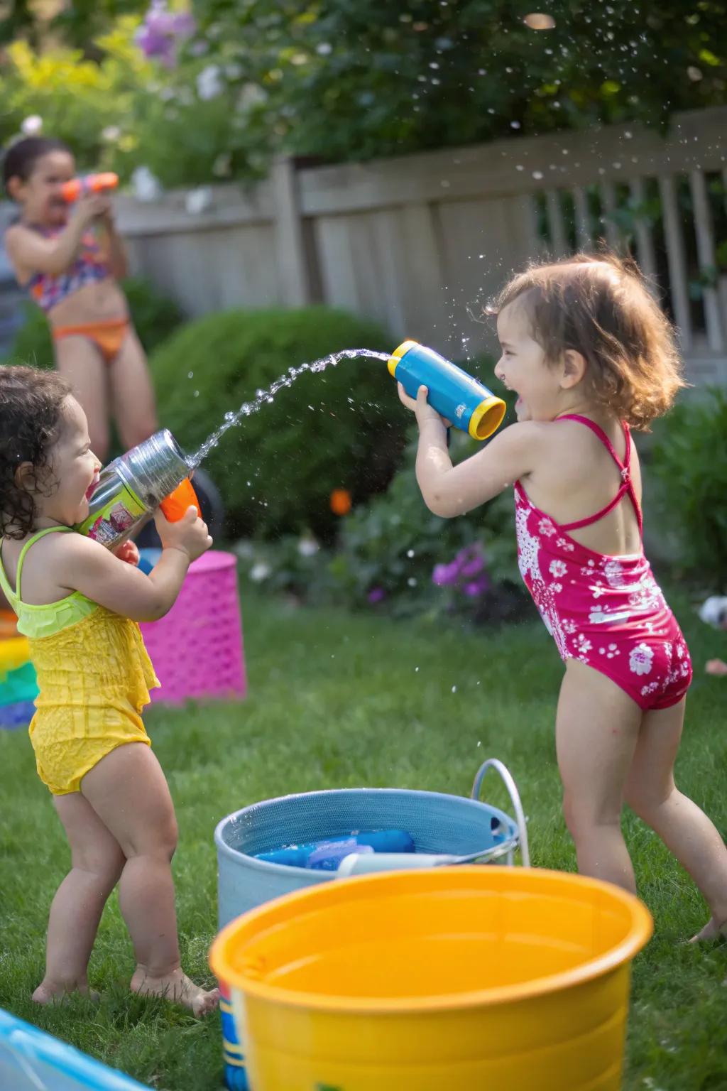 Underwater music turns water play into a symphony of fun.