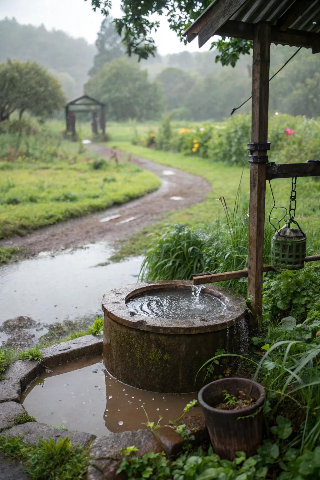 Sloped covers efficiently handle water runoff.