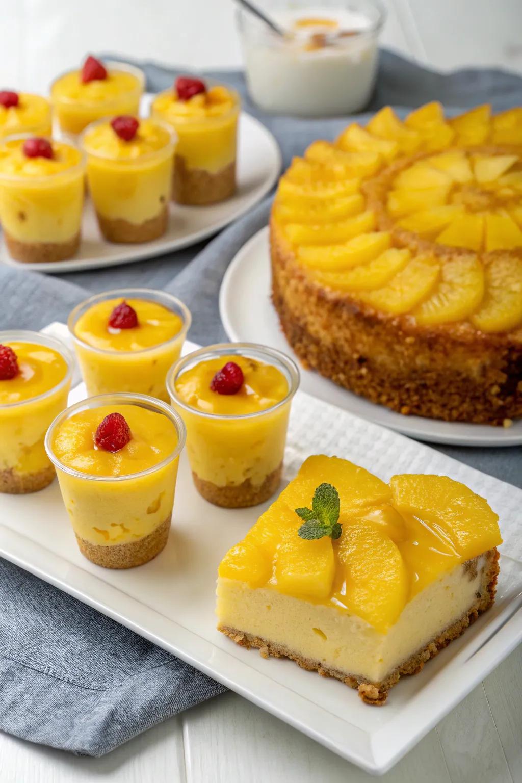 Creative yellow desserts that add a sweet finish to any picnic.
