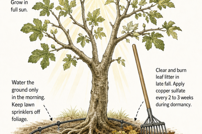 Feg Rust How to Deal with Fig Rust - Infografik Teil 2 - Garden.eco