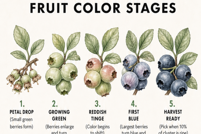 What Are the Blueberry Blossom Stages? - Infografik Teil 2 - Garden.eco