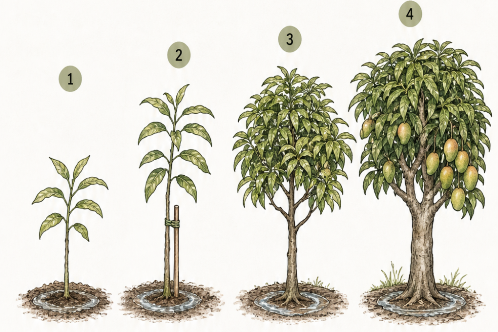 How to Care for Mango Trees - Infografik Teil 1 - Garden.eco