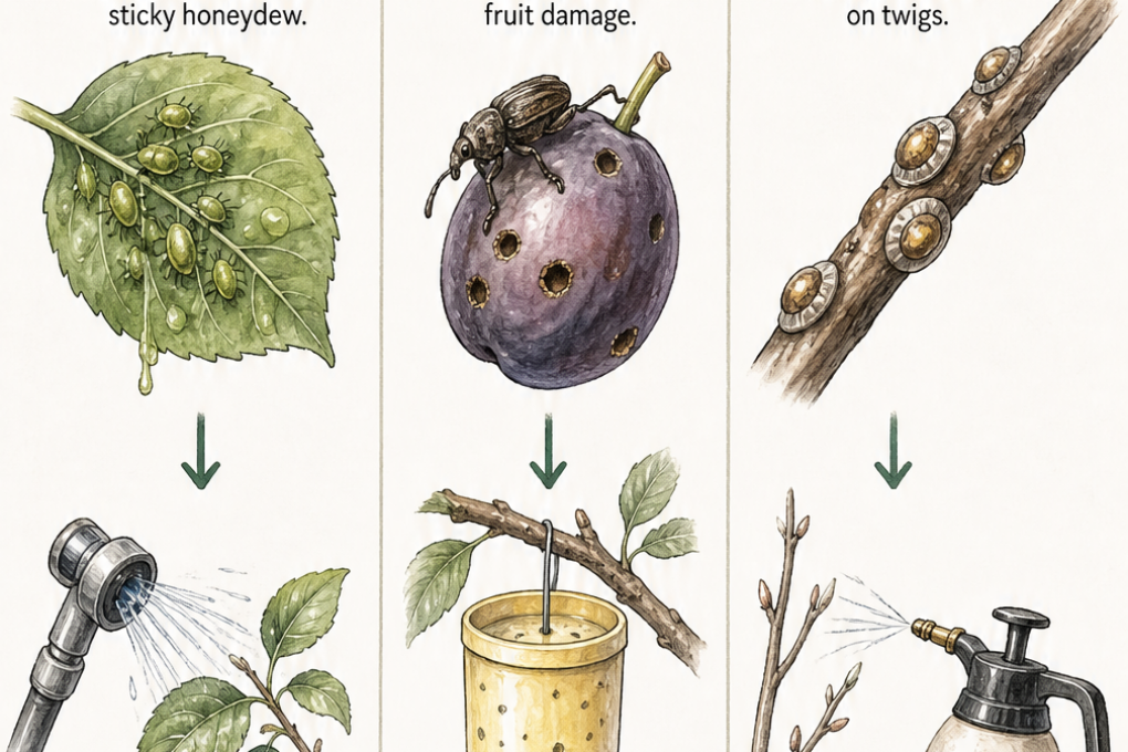 Plum Tree Diseases, Pests, and Other Problems - Infografik Teil 2 ...