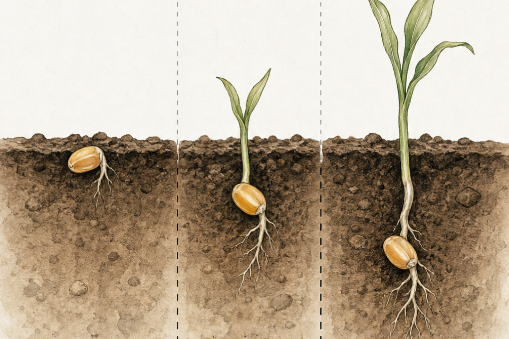 How Deep to Plant Your Sweet Corn - Infografik Teil 2 - Garden.eco