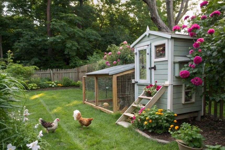View of 13+ Creative Baby Chicken Coop Ideas to Try