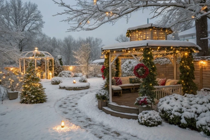 19+ Magical Christmas Garden Ideas to Inspire You