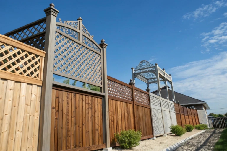 18+ Stylish Wrought Iron Fence Design Ideas