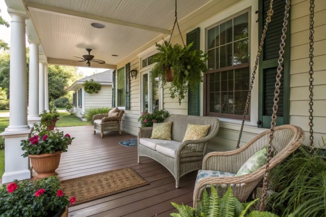14+ Charming Cottage Front Porch Ideas