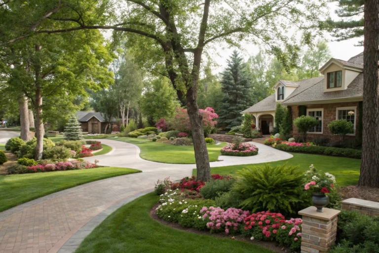 15+ Inspiring Landscape Ideas for Large Front Yards