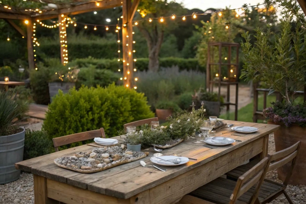 19+ Stylish Outdoor Console Table Decor Ideas