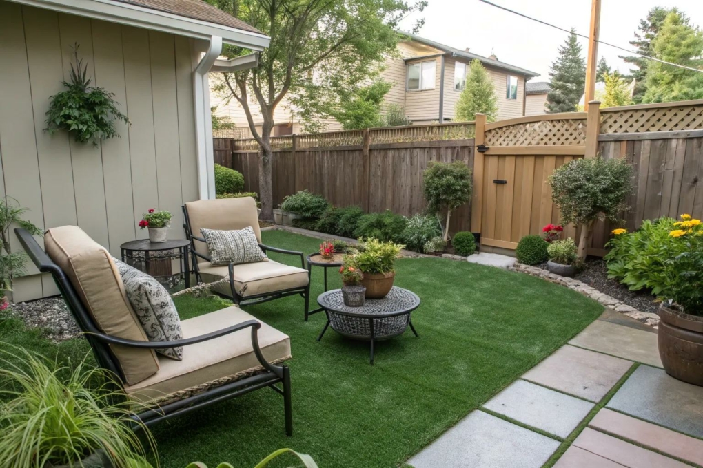 20+ Creative Patio Ideas for Small Backyard Turf