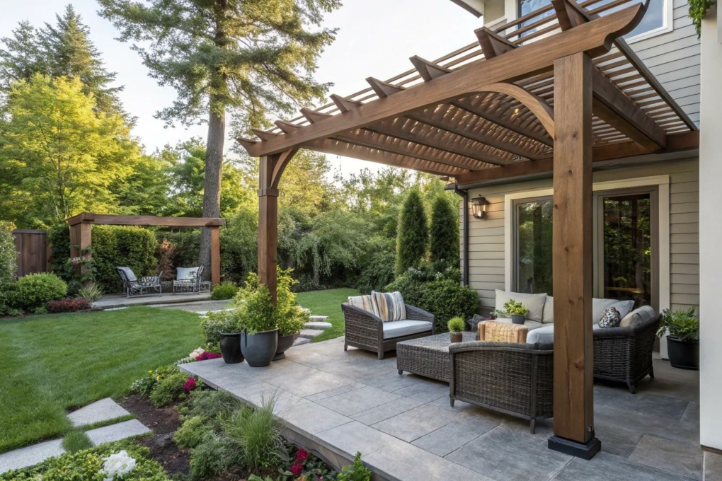4 Inspiring Pergola Attached To House Ideas