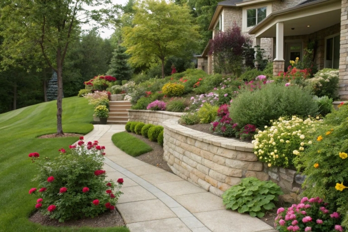 18+ Bright Full Sun Front Yard Landscaping Ideas