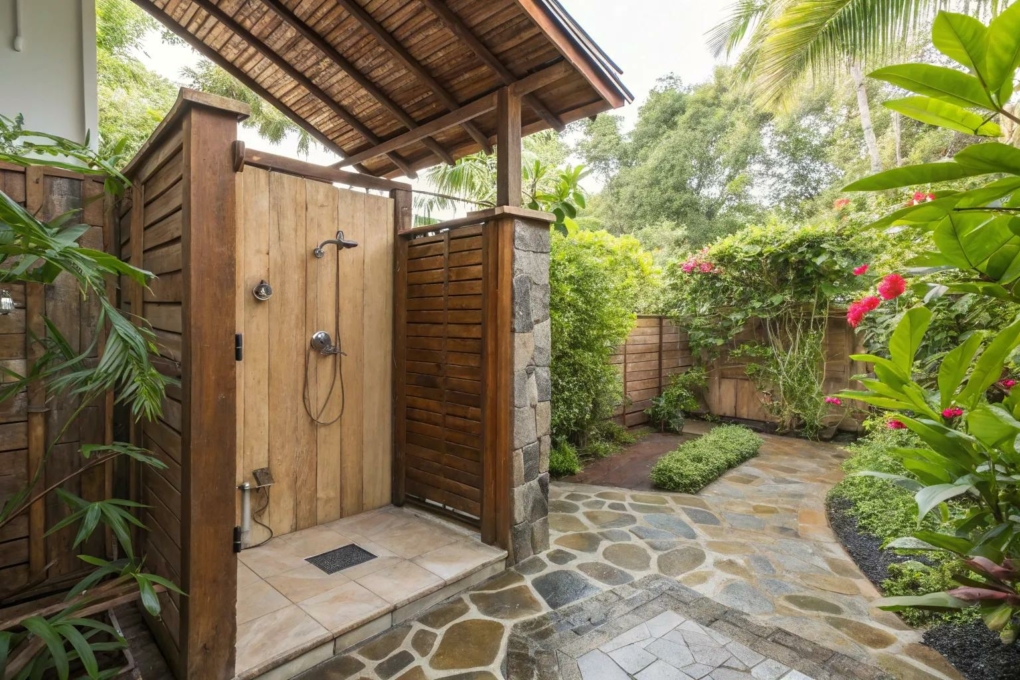 17+ Inspiring Small Outdoor Bathroom Ideas