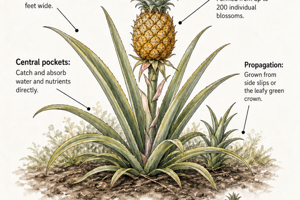 Where Do Pineapples Grow? - Infografik Teil 1 - Garden.eco