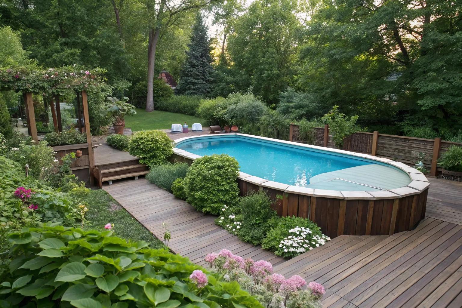 12 Clever Above Ground Pools For Small Backyards 12 Clever Above Ground Pools For Small Backyards