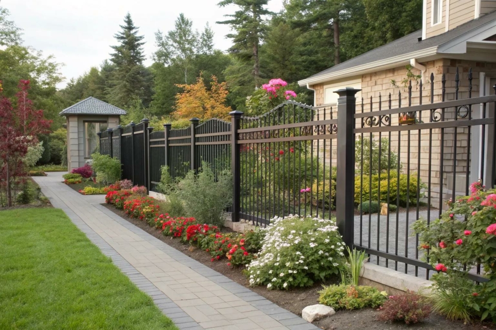 14+ Stylish Aluminum Fence Ideas for Your Home