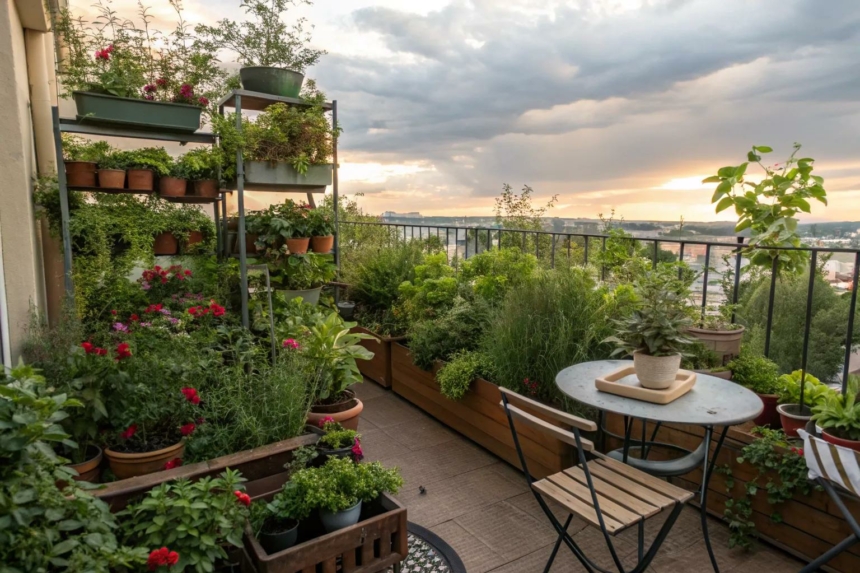 Illustration of Off Grid Apartment Garden Ideas