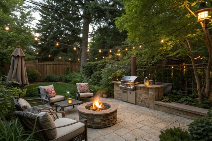 11+ Inspiring Outdoor Fireplace & Grill Ideas
