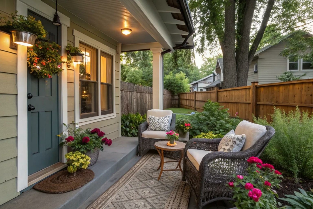20+ Charming Front Porch with Bay Window Ideas