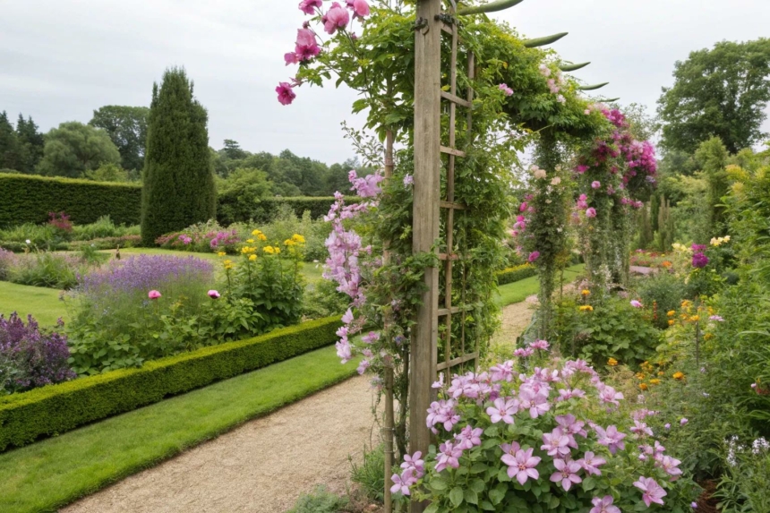 17+ Creative Climbing Plant Support Ideas
