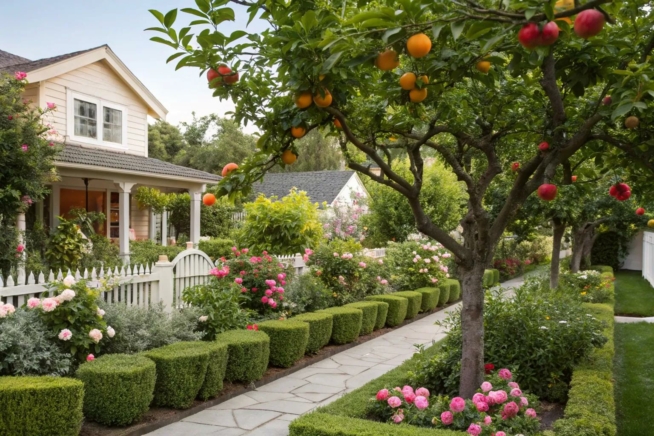 14+ Creative Fruit Tree Garden Layout Ideas
