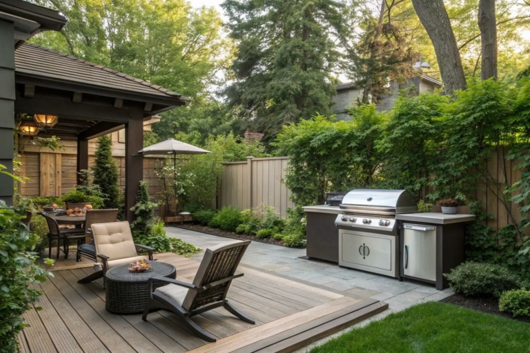 15+ Creative Small Outdoor BBQ Area Ideas