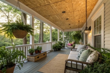 17+ Stylish Plywood Porch Ceiling Ideas