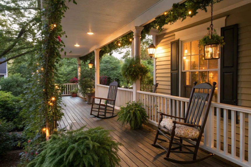 20+ Charming French Country Porch Ideas