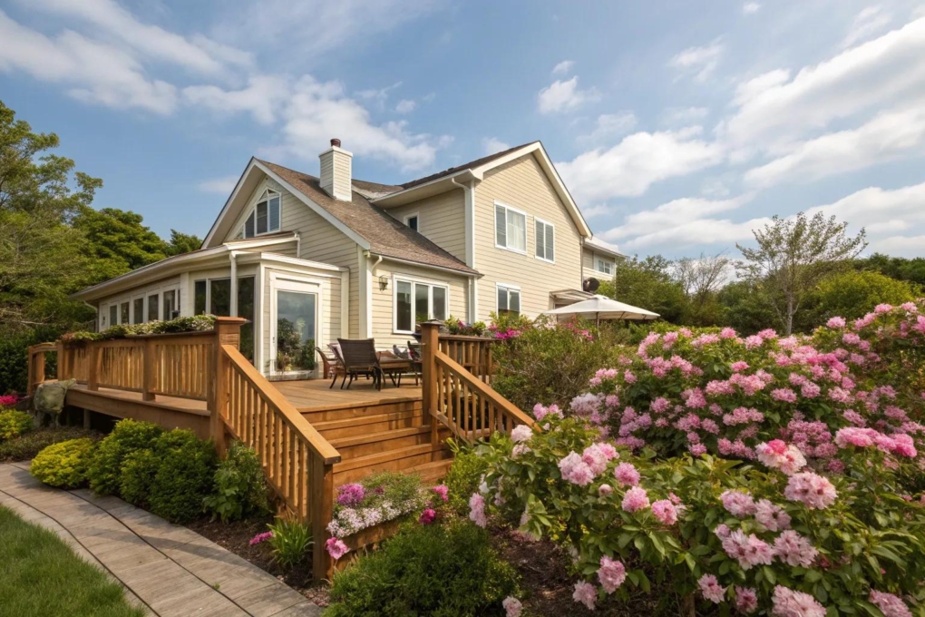 16+ Solid Deck Colors for a Chic Beige House