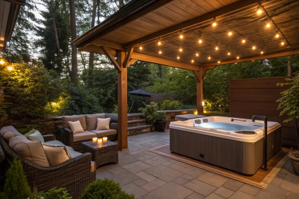 11+ Inspiring Under Deck Hot Tub Ideas