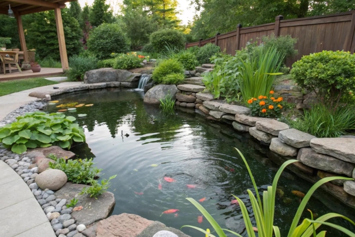 Picture of 16+ Creative Fish Pond Ideas for Small Gardens