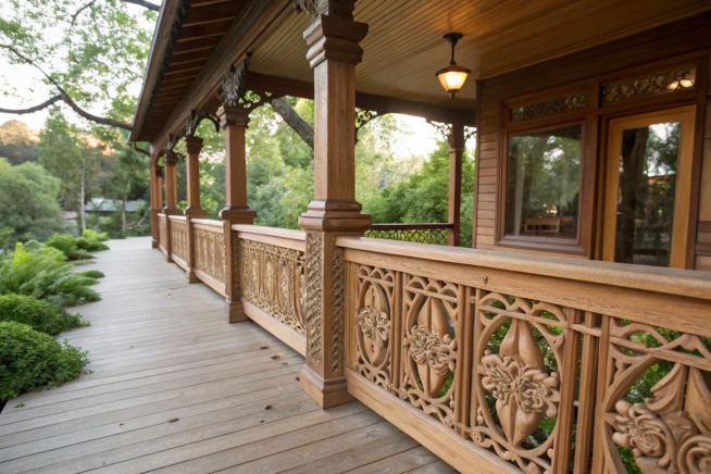15+ Stylish Stair Railing Design Outdoor Ideas