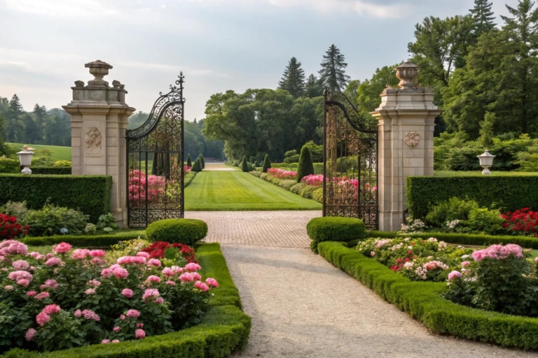 18+ Stunning Entrance Gate Design Ideas