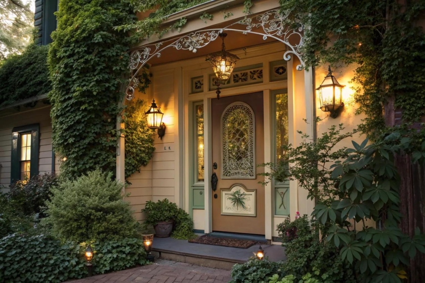 19+ Stylish Front Door Overhang Ideas to Inspire You