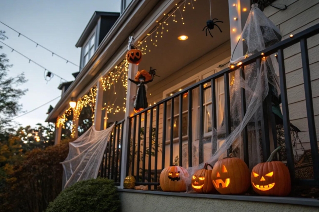 11+ Spooky Halloween Balcony Decorating Ideas