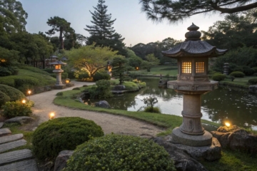 15+ Inspiring Japanese Garden Lighting Ideas