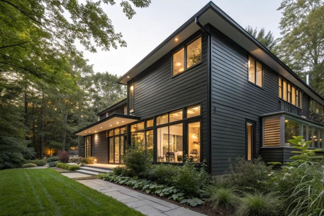 View of 19+ Stylish Modern Vinyl Siding Ideas