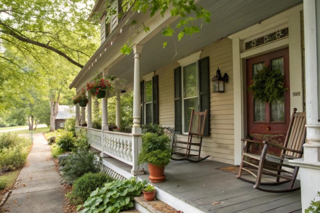 14+ Charming Old House Front Porch Ideas