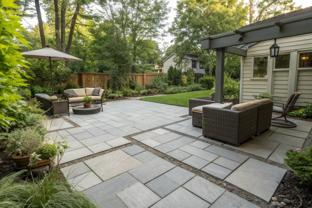 16+ Inspiring 24x24 Concrete Pavers Patio Ideas